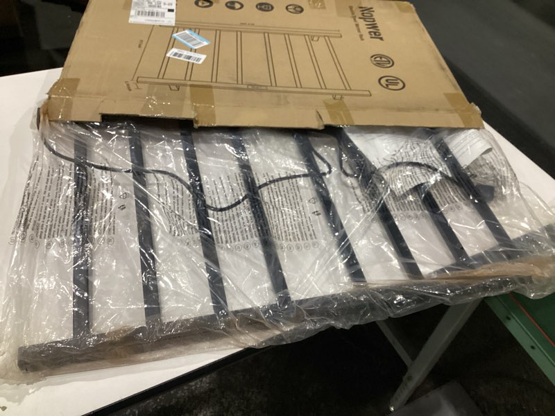 Condition photo showing As Is for Towel Warmer Heated Towel Rack-Bar Bathroom Wall Mounted Electric Towel Drying Matte Black 10 Bar Plug-in, SIMILAR TO STOCK PHOTOS, NOT EXACT 