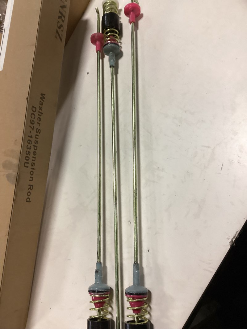 Condition photo showing As Is for 2026 Upgrade DC97-16350U DC97-16350T Suspension Rod Kit for Samsung Washer WA50R5200AW/US WA50R5400AV/US WA50R5400AW/US WA45T3200AW/A4 WA45N3050AW/A4 WA50R5200AV/A4 10 Years Warranty