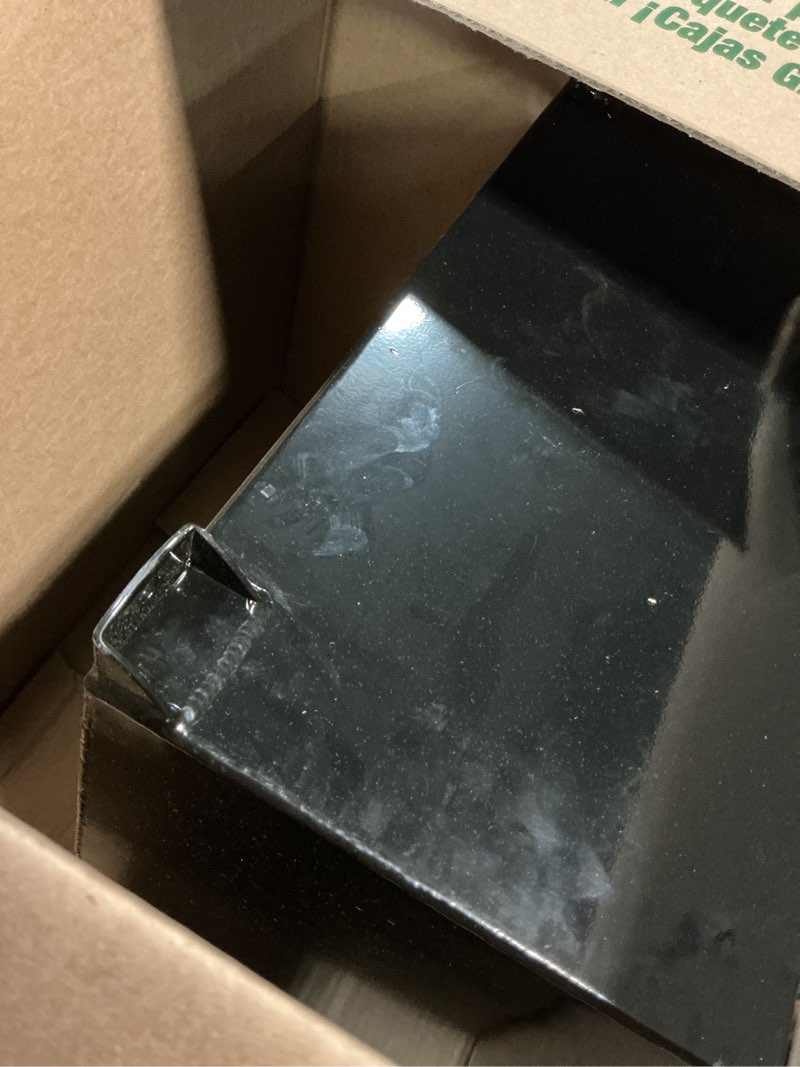 Condition photo showing As Is for evil energy 15 gallon fuel cell gas tank aluminum with level sender black street drift black 15 gallon
