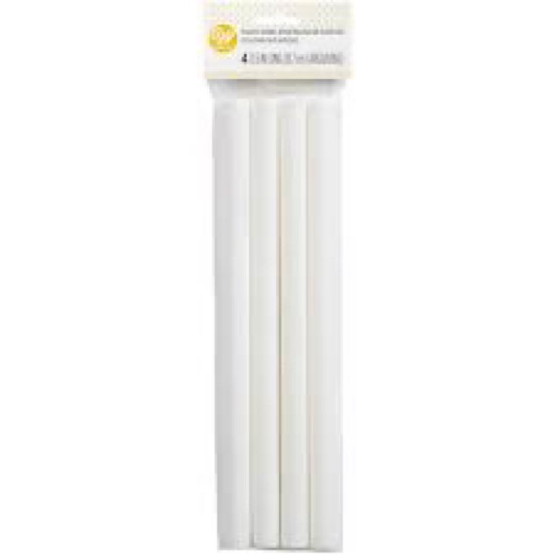 DaTpuik 6PCS 24 Inch White Plastic Cake Dowel Rods for Tiered Cake Construction and Stacking Support