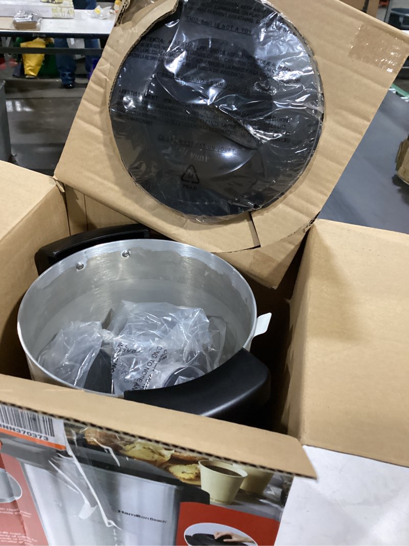 Condition photo showing Good Condition for Hamilton Beach - Coffee Urn - Silver