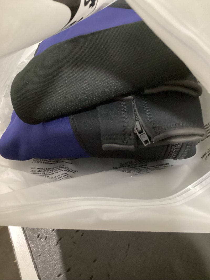 Condition photo showing New/Like New for wet suits for women men full body 3mm neoprene wetsuit diving suit in cold water, long sleeves front zip scuba wetsuits one piece thermal swimsuit for surfing snorkeling kayaking swimming canoeing 3mm men blue 3x-large