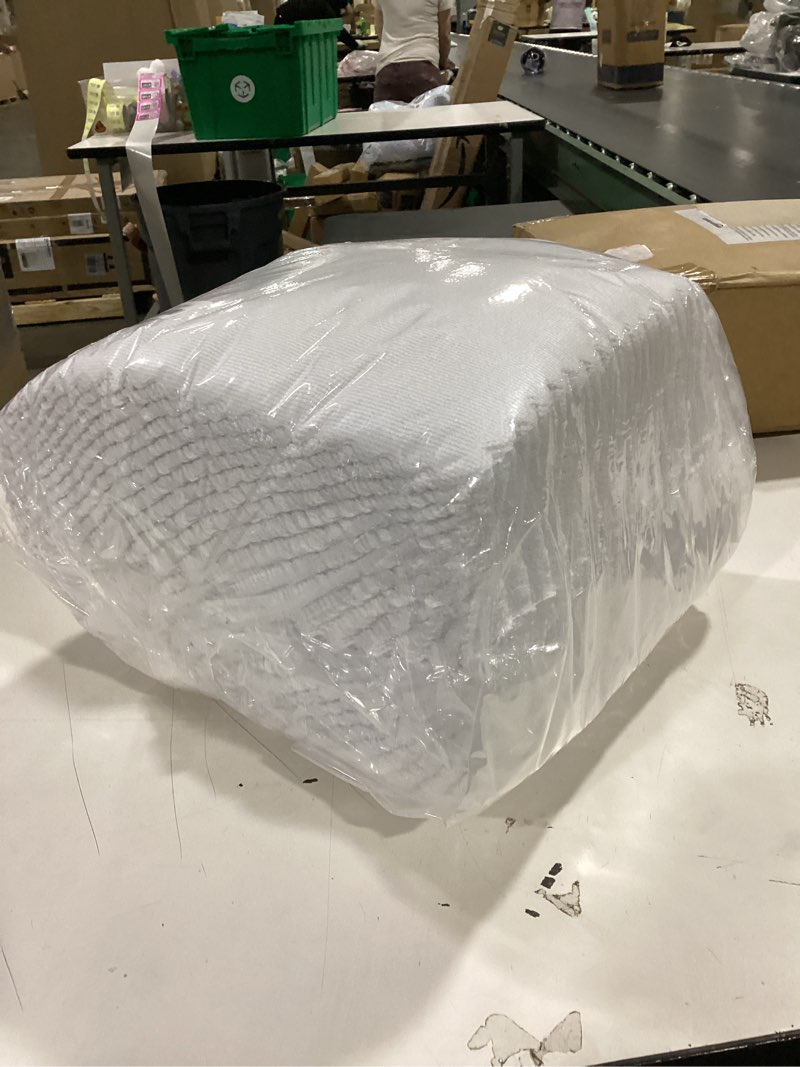 Condition photo showing Good Condition for Orighty Cleaning Cloths Bulk, 200 Pack Shop Rags Reusable, Multi-Purpose Shop Towels for Cars, Microfiber Cleaning Rags for Automotive, Mechanic, Kitchen, Lint Free Towels 11.5’’ x 11.5’’, White White 200 Pack