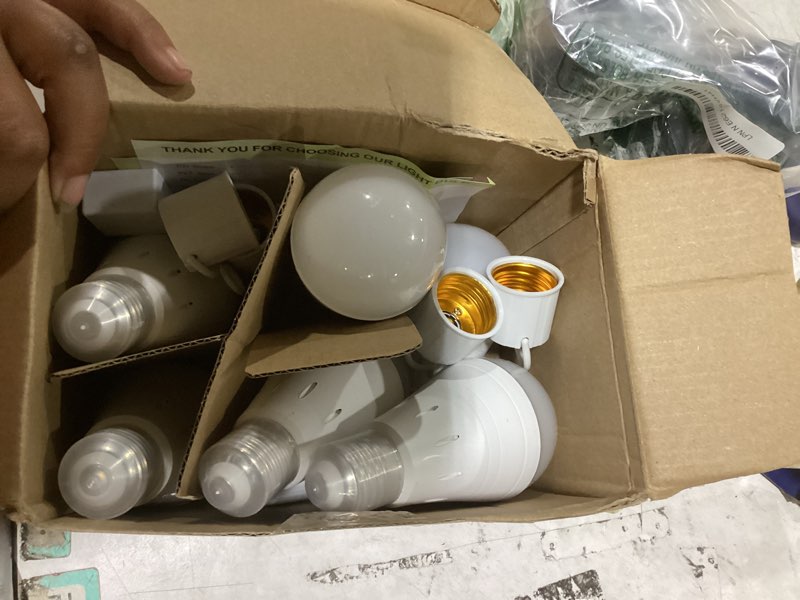 Condition photo showing Good Condition for debaobulb6 pack rechargeable emergency light bulbs, battery powered led light bulb 6000k daylight e26 120 volt 9w 60w equivalent with 1200mah for home power outage camping hurricane