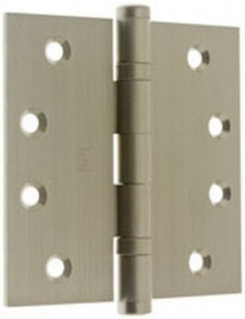 idh by St. Simons 86000-026 Premium Quality Solid Brass Ball Bearing Hinges, Pair, 4" x 4", Polished