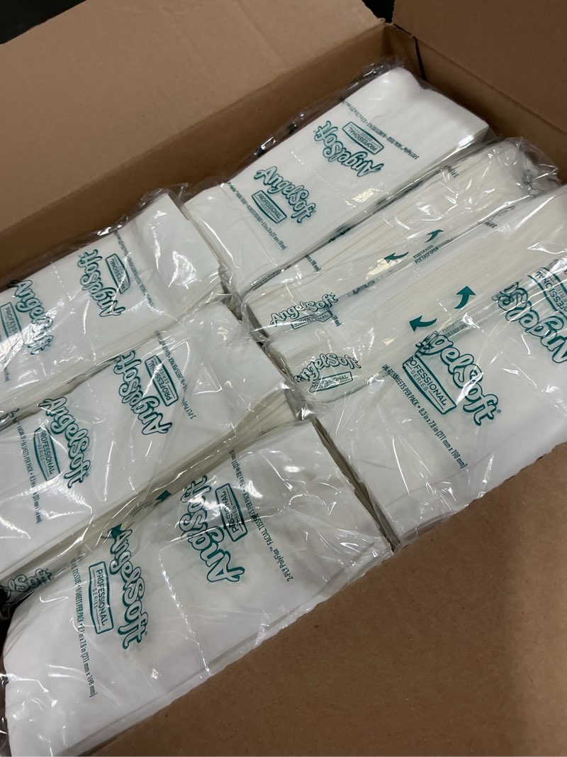 Condition photo showing New/Like New for georgia-pacific angel soft professional series polyflex 2-ply facial tissue paper (47580),96 sheets per pack, 54 bulk tissue packs per case, fits any dispenser 1 count (pack of 54) angel soft