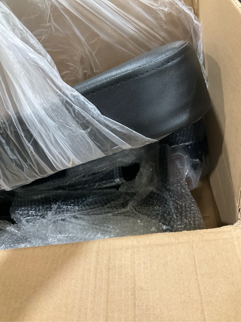 Condition photo showing As Is for gleam keyboard stand and bench set, double x style digital piano stand height from 19" to 38", heavy density foam padded stool from 14" to 18" black