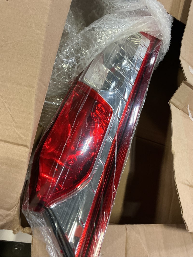 Condition photo showing Good Condition for rear tail light fit for 2014 2015 2016 2017 2018 2019 2020 ford transit connect brake lamp passenger side (chrome trim - r)
