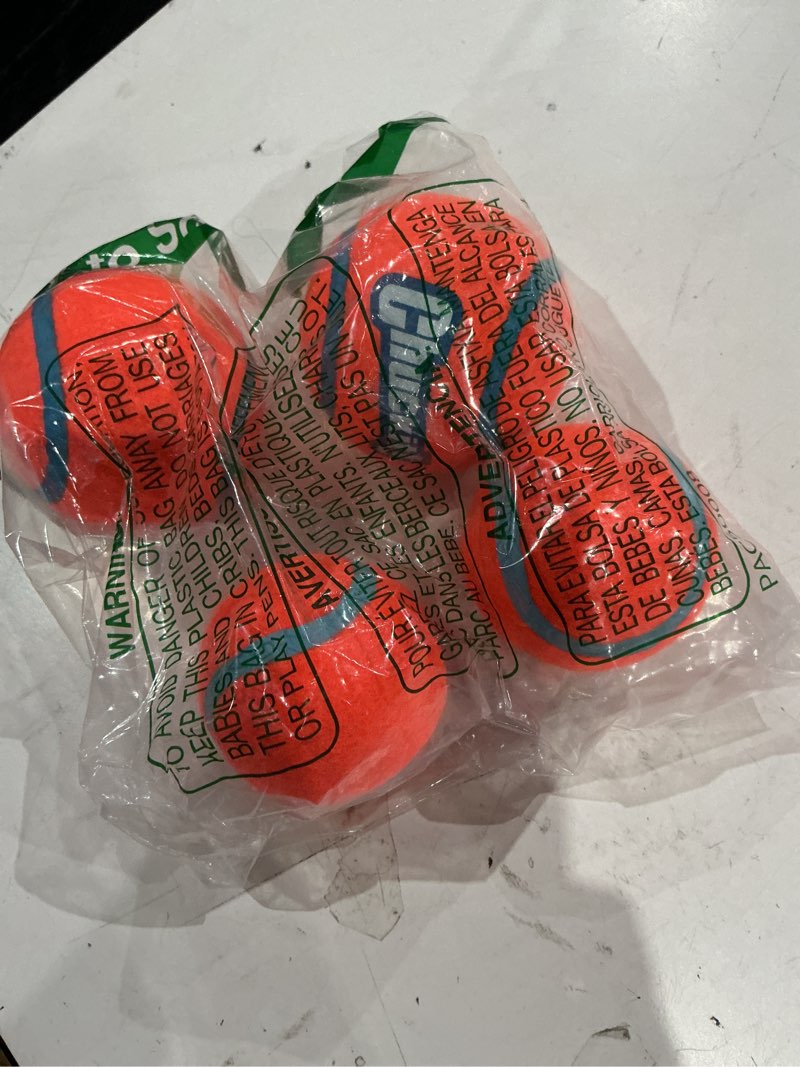 Condition photo showing Good Condition for chuckit! dog tennis ball dog toy, medium (2.5 inch diameter) for dogs 20-60 lbs, pack of 4 medium - pack of 4