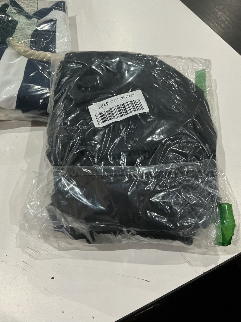 Condition photo showing As Is for industrial fan cover, oxford fan covers waterproof outdoor fan dust cover for high-velocity floor fan protection, 61x19x61cm