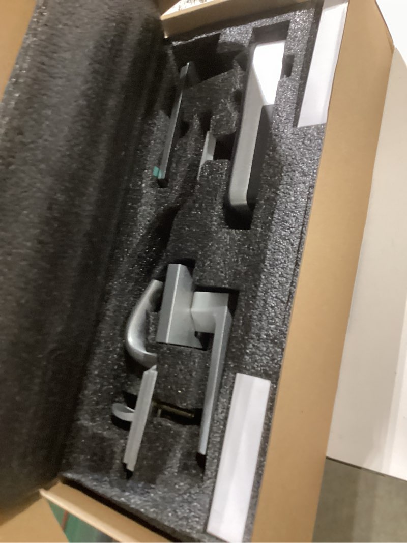 Smart Front Door Lock Set: SMONET Keyless Entry Door Lock with Handle, Front Handle Set Fingerprint 