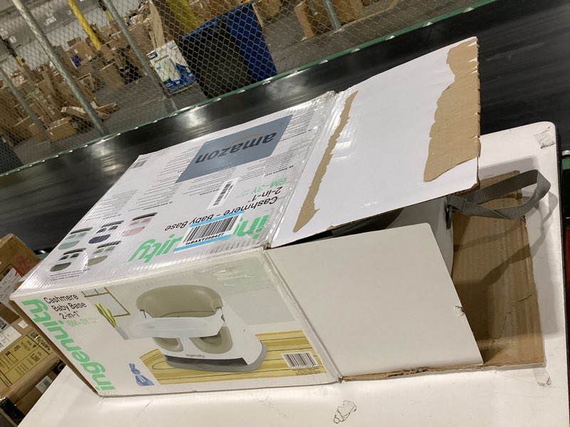 Condition photo showing Good Condition for ingenuity baby base 2-in-1 booster feeding and floor seat with self-storing tray - cashmere