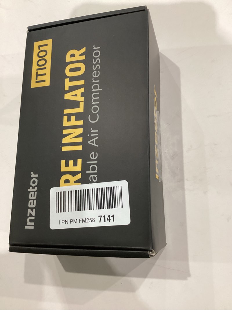 Condition photo showing Good Condition for Inzeetor 150 PSI Tire Inflator Portable Air Compressor, 12V DC Auto Shutoff Air Pump with Digital Pr