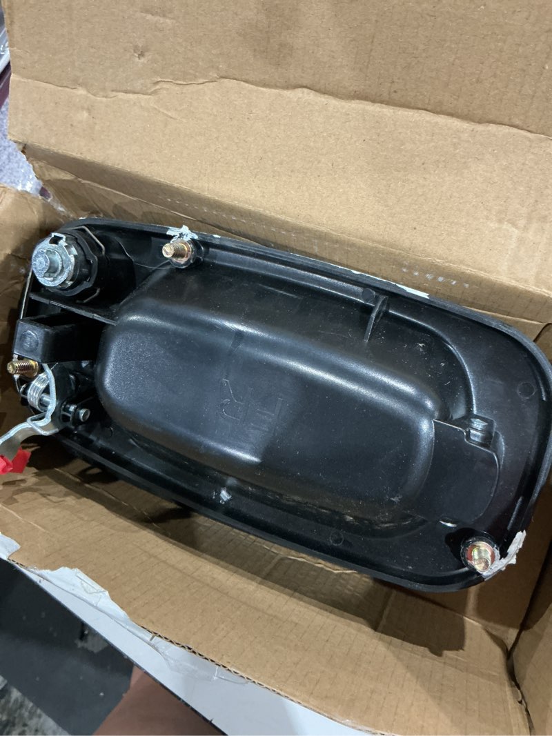 Condition photo showing As Is for exterior door handles with locks front for chevy silverado 1500 2500 3500 classic suburban tahoe avalanche gmc sierra yukon xl cadillac escalade esv ext 1999-2007 replace 15034985, 15034986, 15298924 front left & right (with locks) black