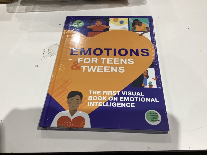 Condition photo showing New/Like New for Life Skills 101 for Teens: EMOTIONS Visual Book — Manage Teen Anger, Anxiety, and Overwhelm, Improve Emotional Intelligence. Part of the Life Skills 101 for Teens Series. The Perfect Gift for Teens!