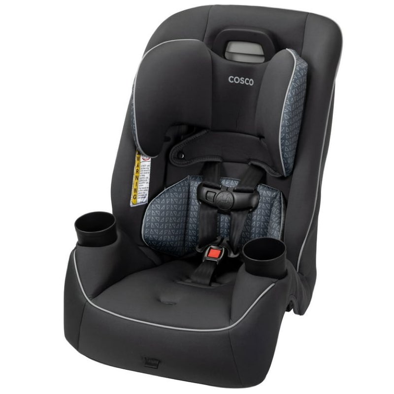 Cosco Kids Easy Elite Slim All-in-One Convertible Car Seat, Grey Glphys, Unisex