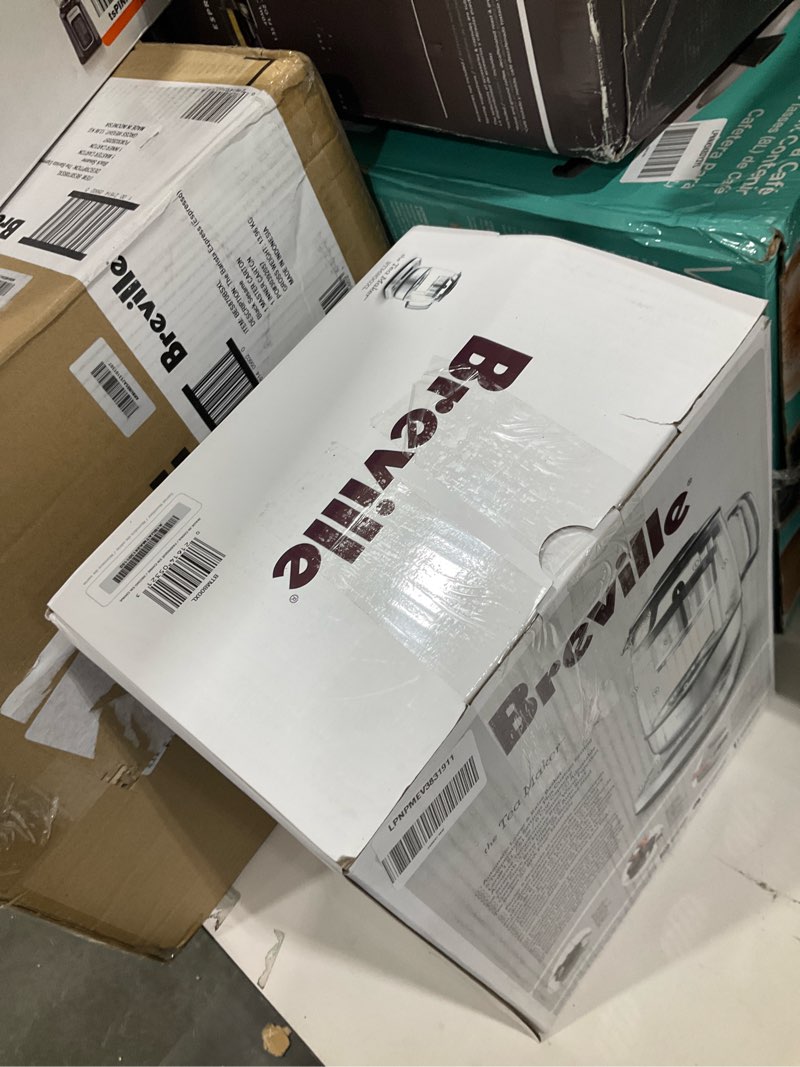 Condition photo showing As Is for Breville BTM800XL Tea Maker Infuser and Water Kettle, 51 oz, Brushed Stainless Steel and Glass