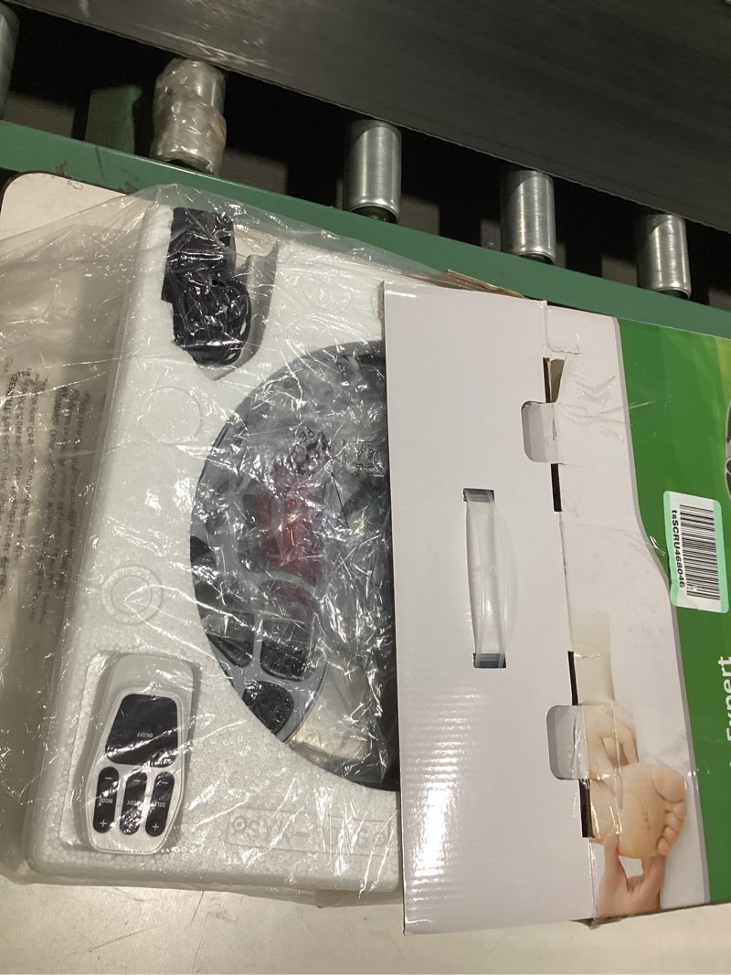Condition photo showing Good Condition for foot massager for neuropathy, ems tens foot stimulator for circulation and pain relief, tens unit muscle stimulator with 4 electrode pads, fsa eligible items only list hsa, fits up to 11"