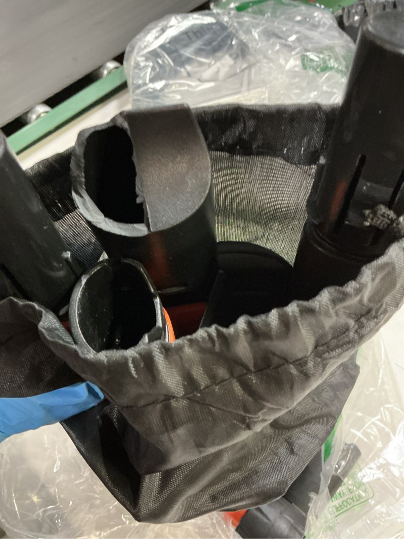 Condition photo showing As Is for E-SDS 60” Snow Broom Ice Scraper Bendable Snow Brush for Cars with 12.2” Foam Head, Extendable Snow Cleaner Tool for Car, Truck, SUV (Orange) Orange and Black