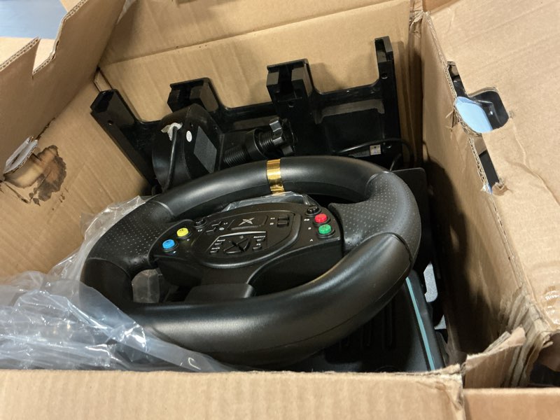 Condition photo showing Good Condition for NBCP Racing Wheel with 6-Speed Shifter & Pedals –1080° Gaming Steering Wheel for PS4, Xbox & PC, Vibration Feedback, Clamp Mount, Plug & Play 1080° For Xbox /PC/PS4/PS3/Switch