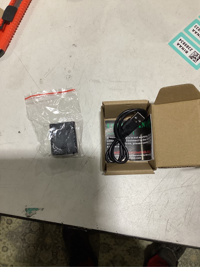 Condition photo showing Good Condition for Mini Spy Camera Wireless Hidden, WiFi Home Security Cam HD1080P Small Surveillance Camera Nanny Cams,Remote Viewing,Clear Night Vision, Motion Detection