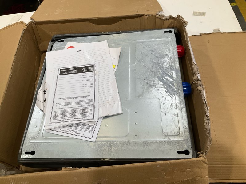Condition photo showing As Is for Rheem RTEX-24 24kW 240V Electric Tankless Water Heater, Gray Whole Home, 24 kw