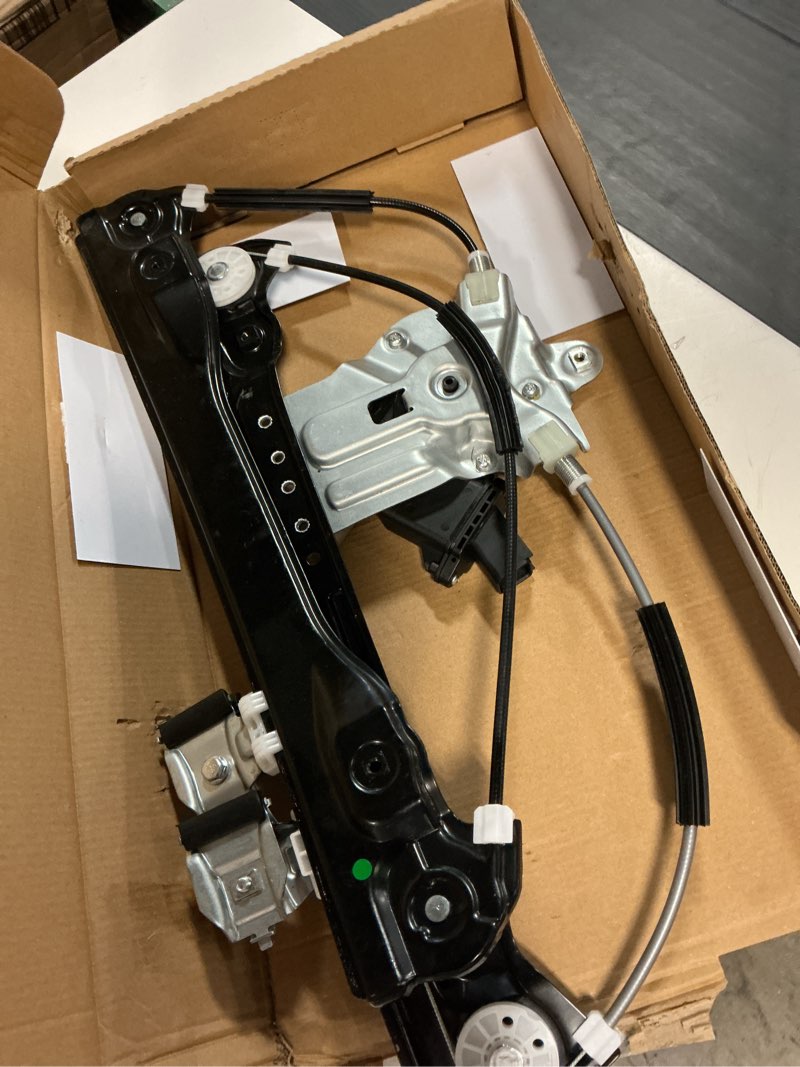 Condition photo showing As Is for front driver side power window regulator (7 pins) fit for 2011-2015 chevrolet chevy cruze, 2016 chevy cruze limited, with auto up and down, with motor, 748-974, front left, 94532757