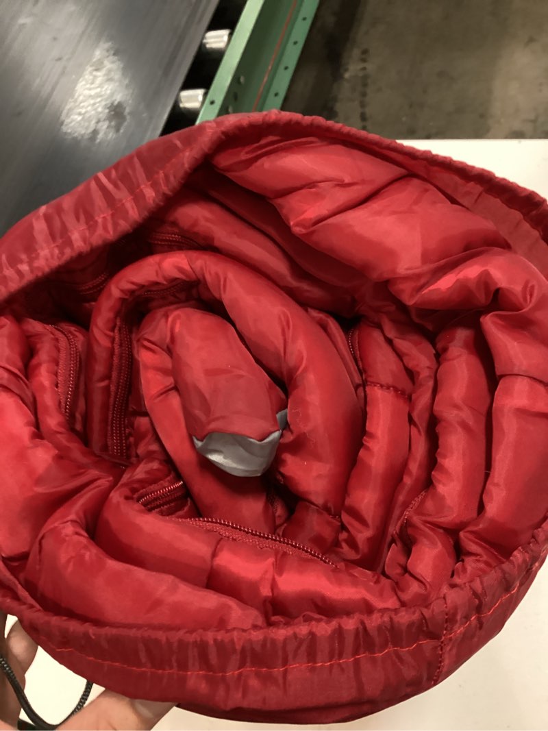 Condition photo showing As Is for ozark trail 50 f rectangular sleeping bag