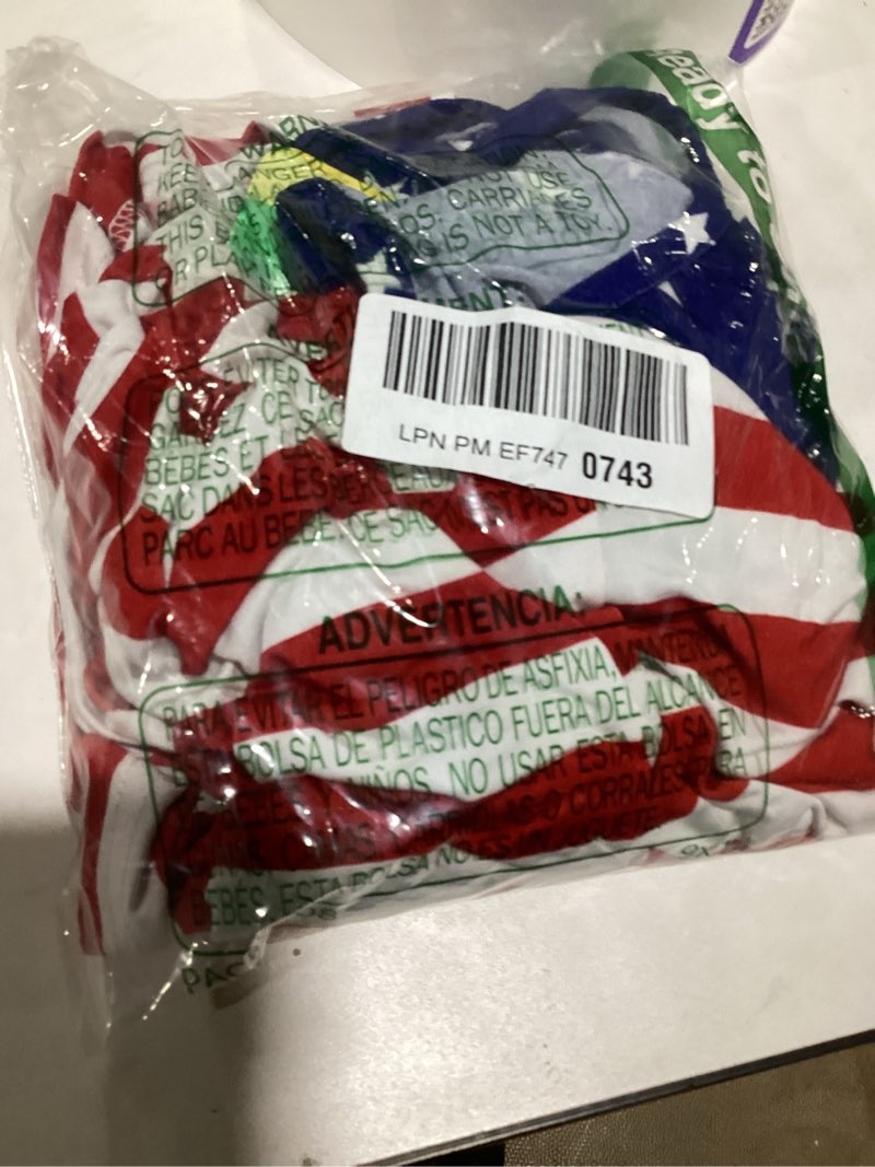 Tipsy Elves Red White and Blue Flowing Flag Patriotic Dress for Women Size Large