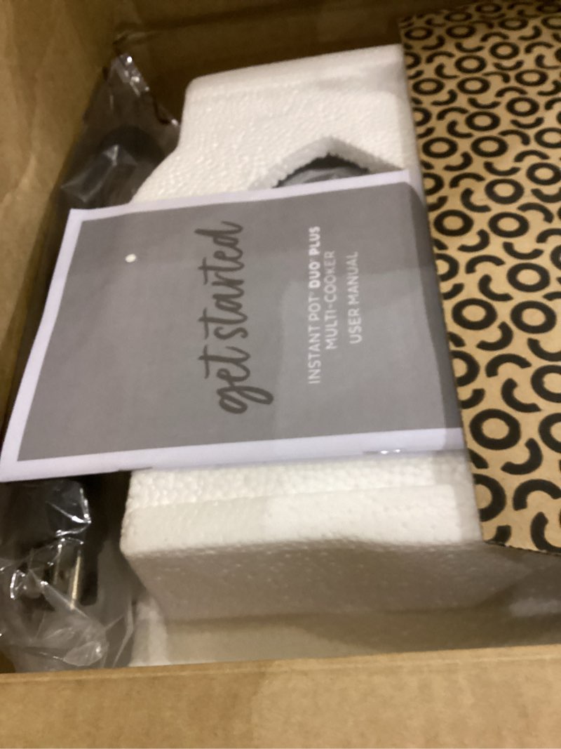 Condition photo showing New/Like New for Instant Pot Duo Plus 9-in-1 Multicooker, Pressure Cooker, Slow Cook, Rice Maker, Steamer, Sauté, Yogurt, Warmer & Sterilizer, Includes App With Over 800 Recipes, Stainless Steel, 6 Quarts