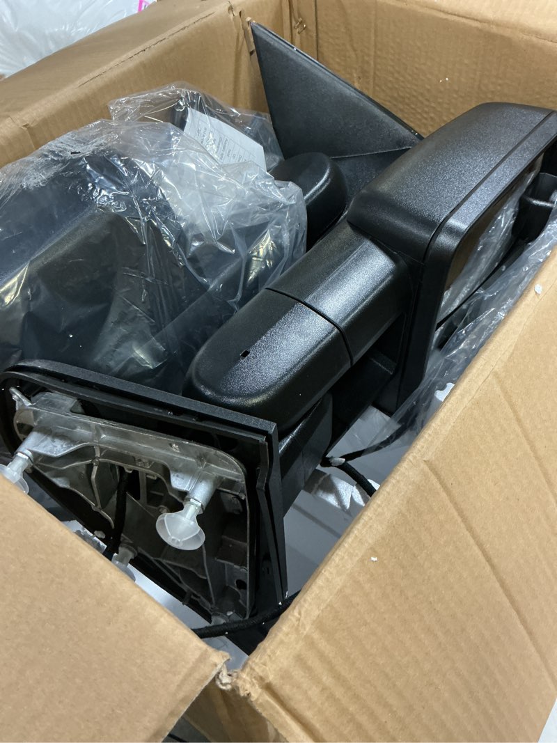 Condition photo showing Good Condition for scitoo towing mirrors rear view mirrors for 2014-2018 for chevy silverado for gmc sierra 1500 2015-2018 for chevy silverado for gmc sierra 2500 hd 3500 hd with power heated lights arrow turn signal