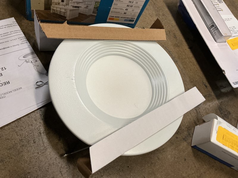 Condition photo showing As Is for Utilitech White 5-in or 6-in 850 -Lumens