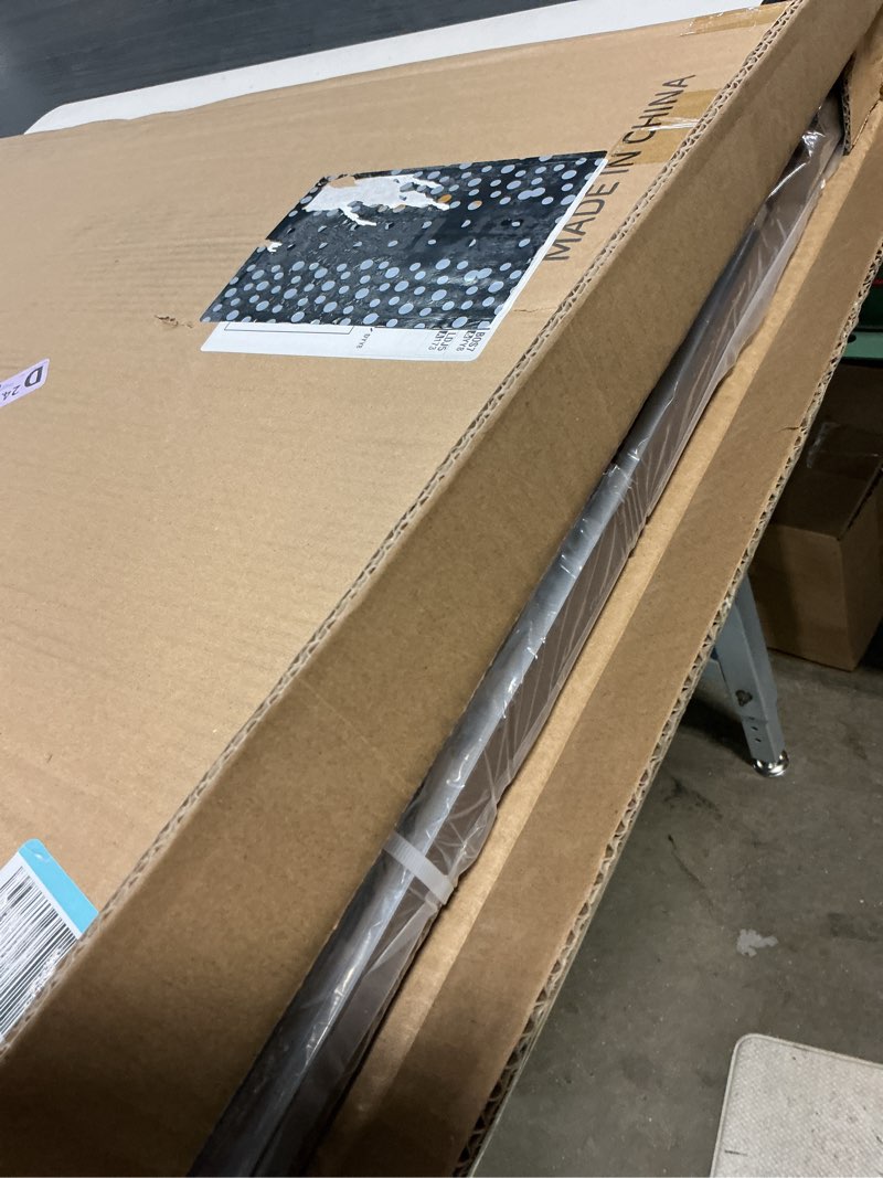Condition photo showing Good Condition for 29.5-40.5" baby gate for stairs, dog gate for doorways, walk thru auto close metal baby safety gate for the house, stairs and doorways, child gate pressure mounted, pet gate for dog indoor - brown brown 29.5-40.5"w x 30"h