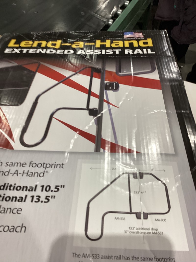 Condition photo showing As Is for NVNOO 37 in. Aluminum Extended Assist Handle Grab Bar for RV ...