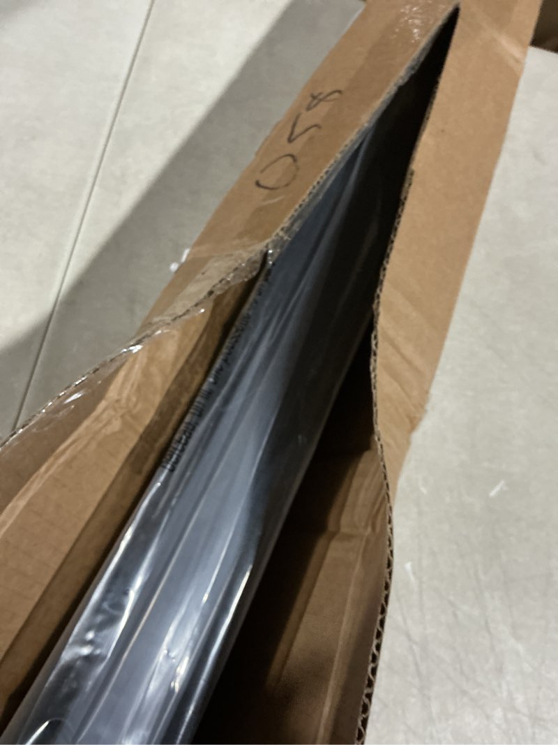 Condition photo showing item condition for LazBlinds Cordless Cellular Shades, No Tools No Drill Blackout Honeycomb Shades Pleated Blinds for Windows, 32.5'' W x 48'' H, Dark Grey Blackout-dark Grey 32 1/2'' W x 48'' H