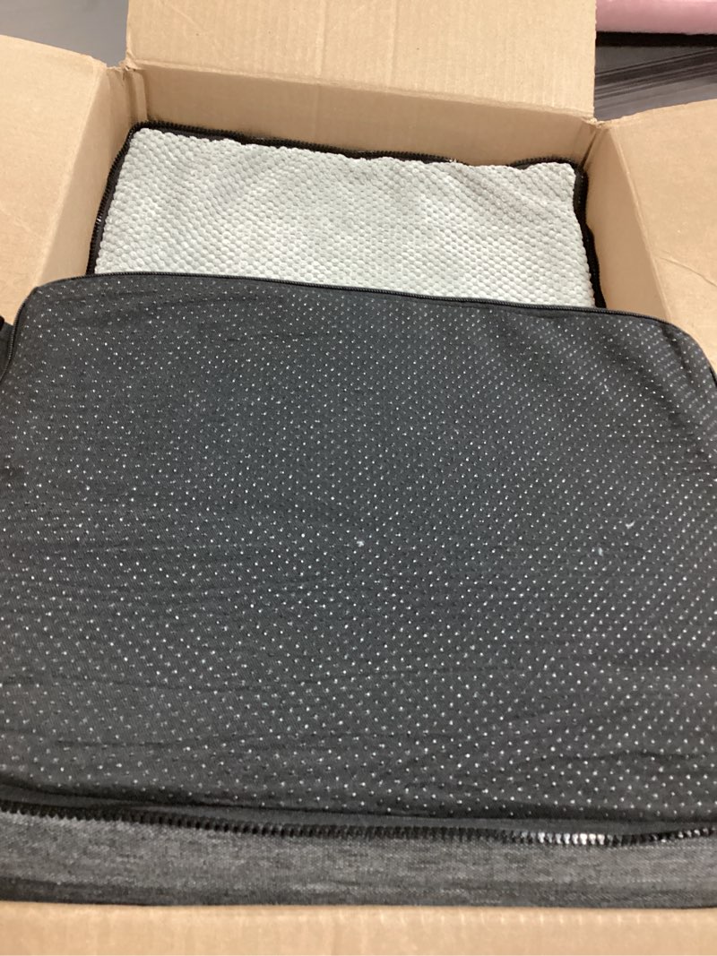 Condition photo showing As Is for Dog Stairs Pets Steps 4 Gray Pet Ladder for Sofa Couch and Bed Made of High Density Sponge Stairs with Removable Washable Cover Non-Slip Base 18" H 4-Steps