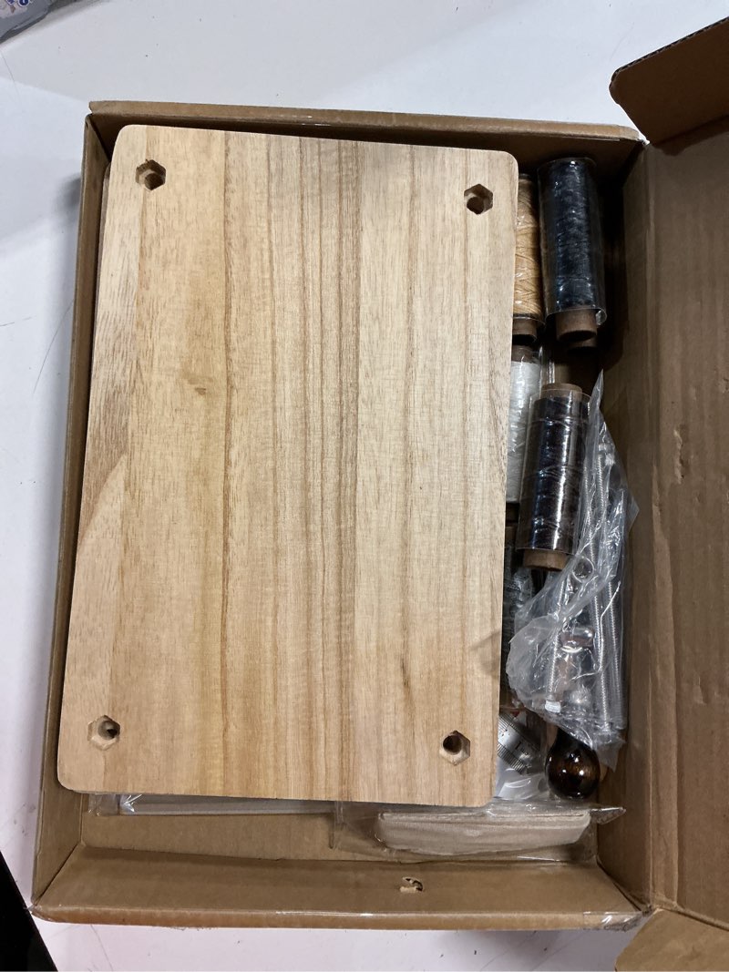 Condition photo showing New/Like New for jupean book binding kits, book binding press, 7.9”x11.6”, books making kit bookbinding supplies with wooden binding press books cover board bone folder awl bind strap for diy