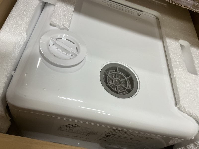 Condition photo showing Good Condition for Farberware Portable Countertop Dishwasher with 5-Liter Built-in Water Tank - 5-Program System for Home, RV, and Apartment - Wash Dishes, Glass, and Baby Products