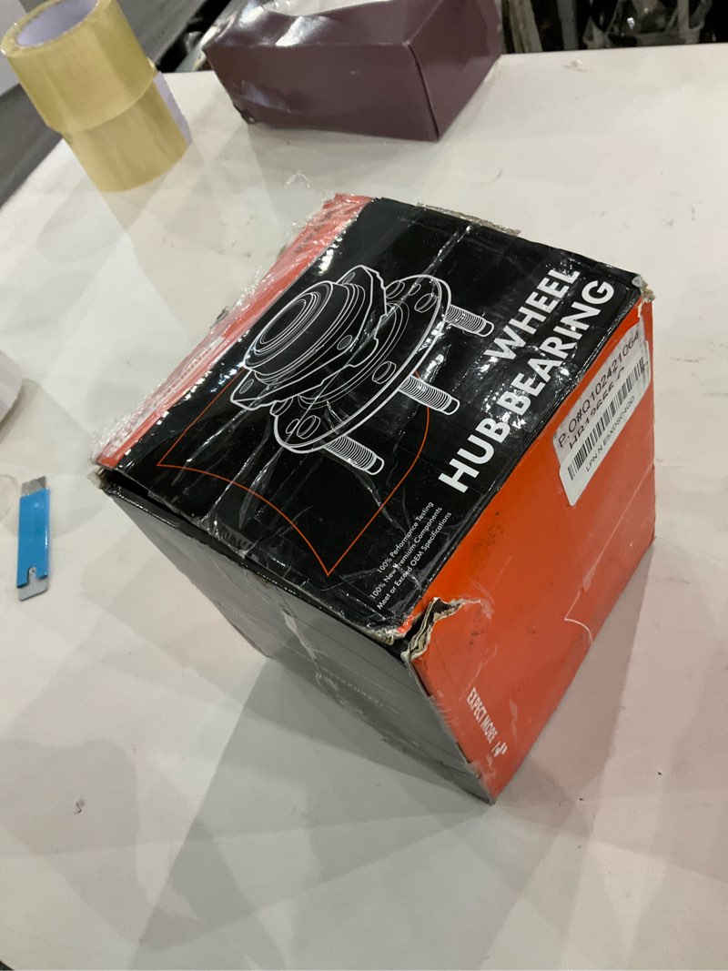 a-premium rear wheel bearing and hub assembly with abs & 4-lug compatible with hyundai accent 2018-2