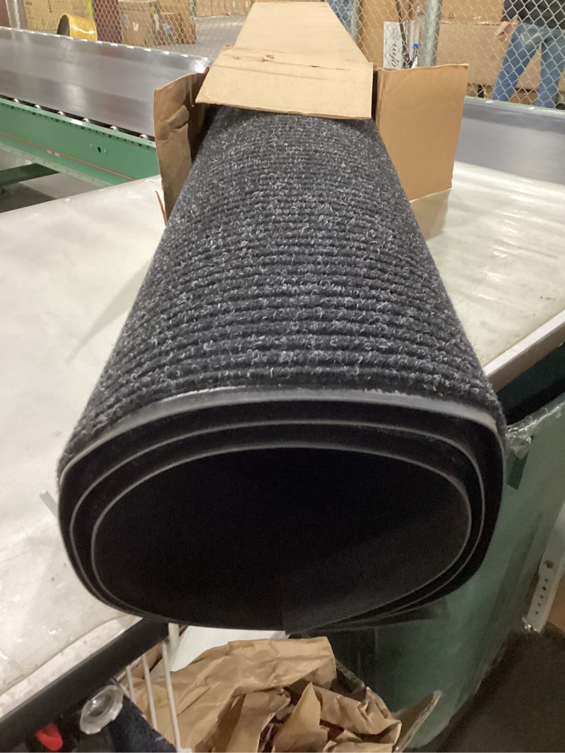 Condition photo showing New/Like New for Notrax 109 Brush Step Carpeted Indoor/Outdoor Entrance Mat for Home or Office, 4' x 6', Absorbent Slip Resistant Heavy Duty Entry Mat, Charcoal, 109S0046CH 4' x 6' (Rectangular) Charcoal Solid