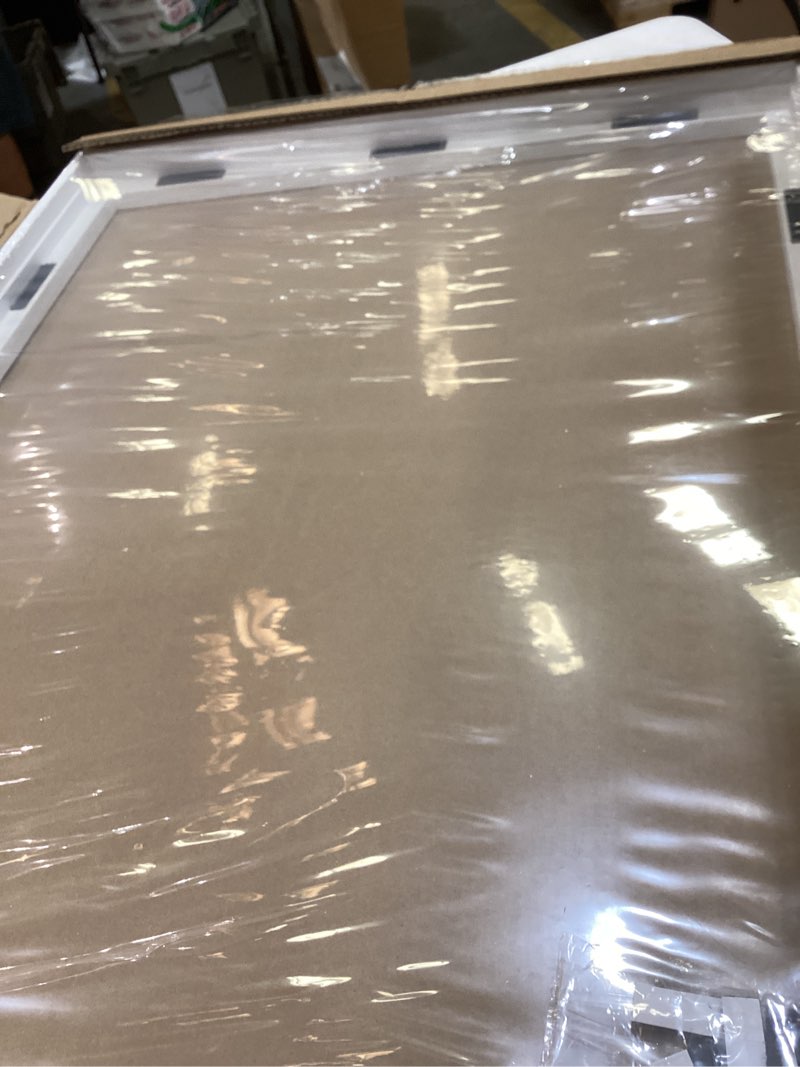 Condition photo showing Good Condition for abtgt 18x24 canvas floating frame with 0.9" deep, white floater frame for canvas paintings with adhesive, vertical or horizontal wall art frame for prints oil painting diamond decor, 1 pack. white 18x24