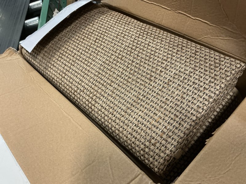 Condition photo showing Good Condition for 10pcs stairs treads and 1 landing carpet, breathable linen stair carpet non slip for wooden steps peel and stick stairs runner indoor self-adhesive treads stair covers mat 8"x30" and 30"x30" adhesive backing-beige 10 pcs+30"x30"