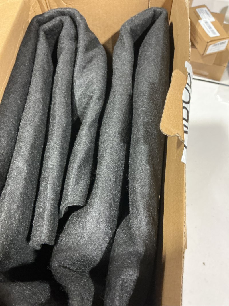 Condition photo showing New/Like New for aibob garage floor mat, 60 x 72 inches, oil spill mat under car, waterproof backing absorbent pad protects floor, durable, reusable, black 5' x 6' black
