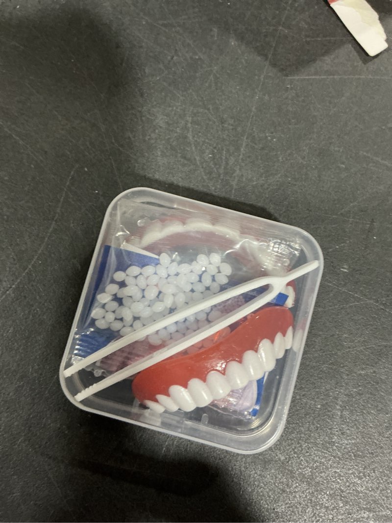 Condition photo showing New/Like New for Dentures for Women and Men, Silicone Dentures Upper and Lower, Fix Your Smile at Home Within Minutes, Natural Shade False Teeth & Veneers 1PC
