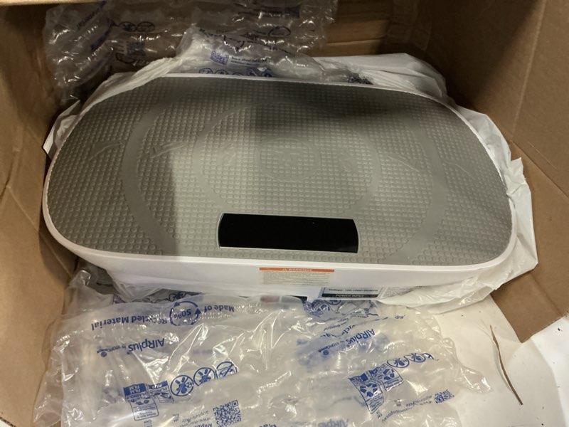 Condition photo showing Good Condition for ( mini) merach vibration plate exercise machine, whole body workout equipment for women, bluetooth and silicone pedal, vibration plate with auto mode, vibrate fitness platform for home grey