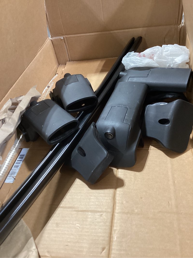 Condition photo showing As Is for roof rack cross bars compatible with toyota sienna 2010-2020, 260lbs heavy duty lockable aluminum roof rails crossbars cargo bars canoe rooftop luggage