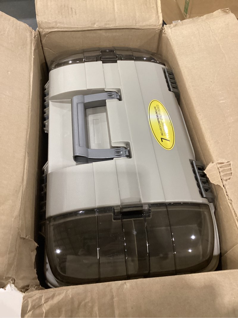 Condition photo showing Good Condition for Plano Angled 787 Guide Series Stowaway Tackle System- Includes 7 Stowaways, Fishing Tackle Storage, Premium Tackle Storage, One Size, Model Number: 787010