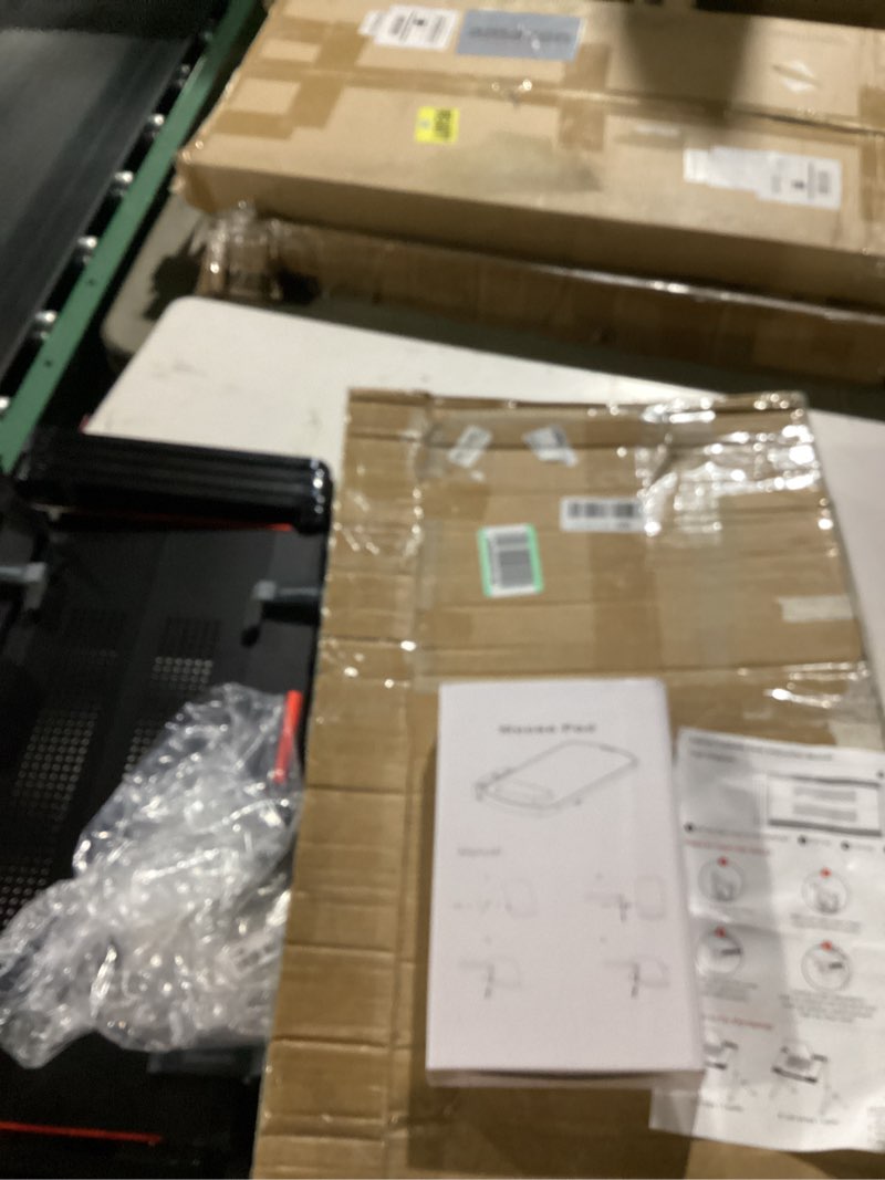 Condition photo showing As Is for lamicall adjustable laptop stand for desk - 360 rotating base ergonomic computer stand, aluminum laptop riser foldable protable for office home fits macbook air pro, dell, hp (10-17.3'') - black