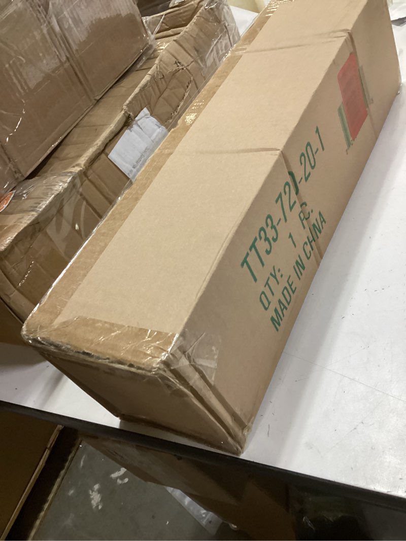 Condition photo showing New/Like New for National Tree Company Tinsel Tree, Black, Orange, Halloween Collection, 24 in