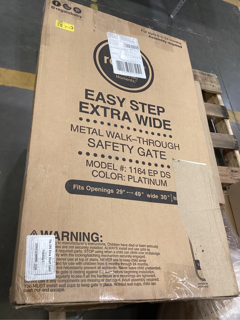 Condition photo showing As Is for safety gate